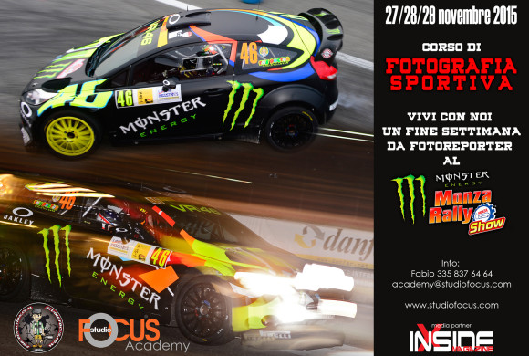 CORSO DI FOTOGRAFIA SPORTIVA MONZA RALLY SHOW