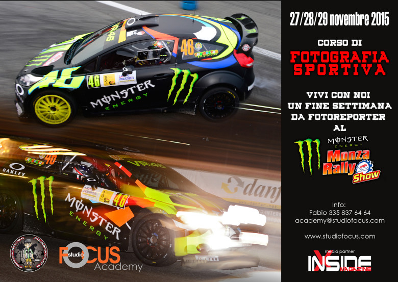 CORSO DI FOTOGRAFIA SPORTIVA MONZA RALLY SHOW